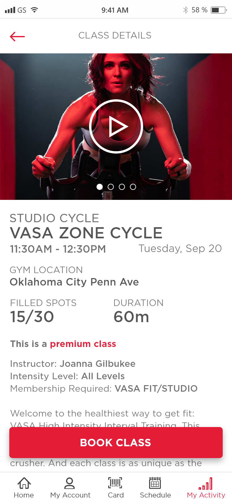 Class scheduling